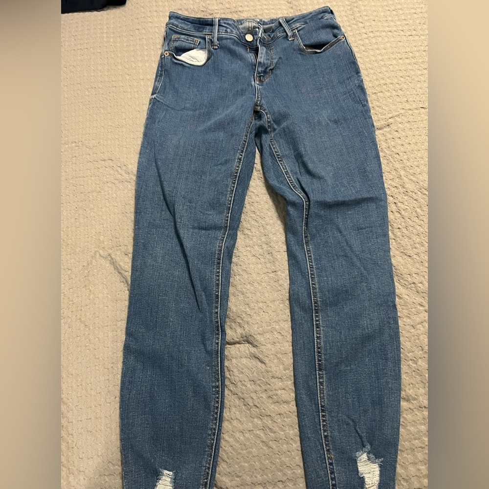 Old Navy Rockstar Super Skinny Ankle Jeans - Classic Blue